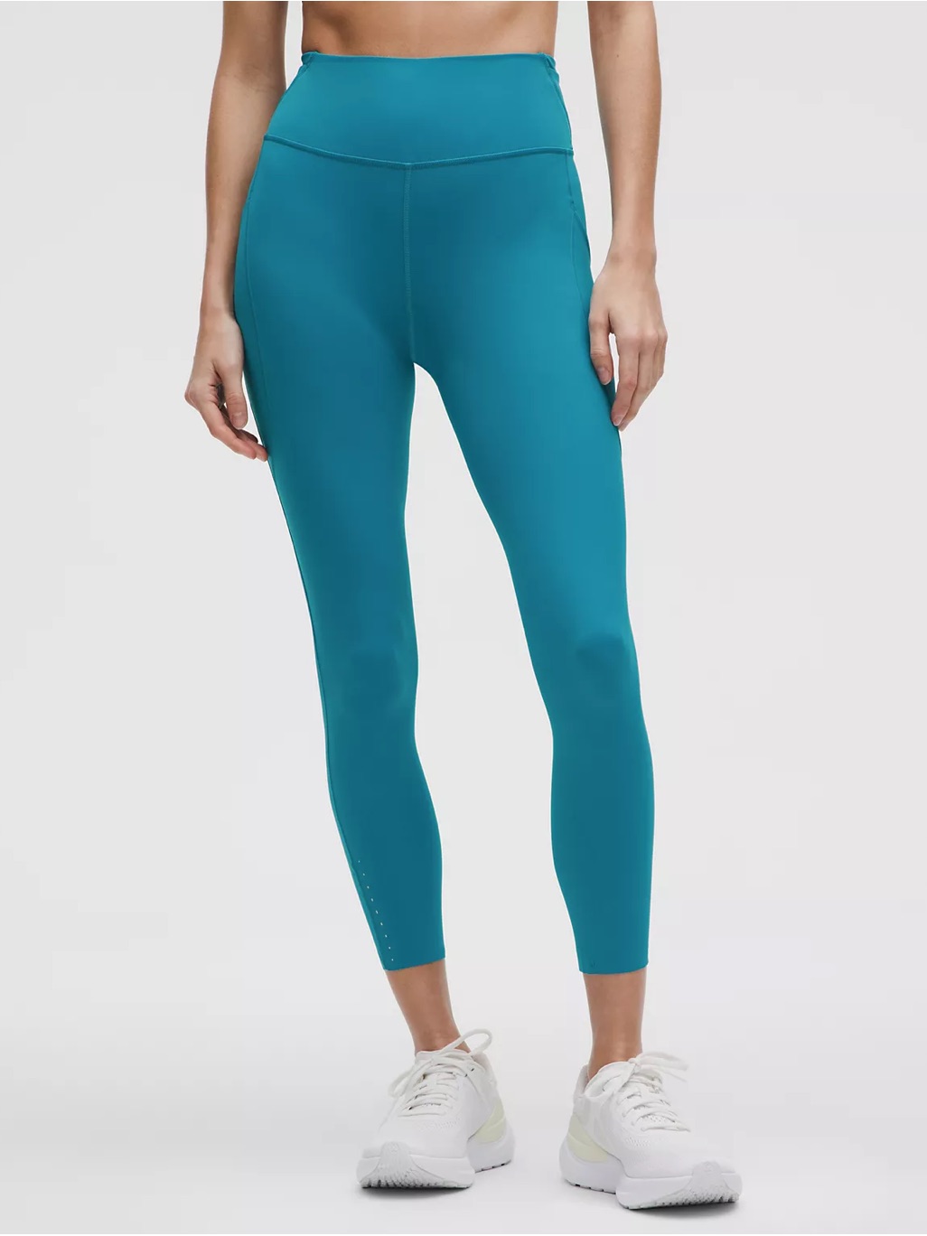 Lululemon Swift Speed High Rise Legging Size 4 Full Length Teal Reflective